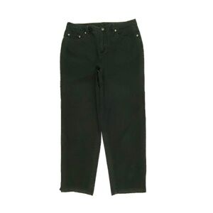 Talbots Crop Women's size 10 Black Chino Pants